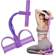 Fitness Resistance Bands-6 Tube Pedal Ankle Puller,Yoga Handle Bands Exerciser Multifunctional Pull Rope Fitness Equipment for Abdominal, Waist, Arm, Leg Stretching, Body Shaping Training