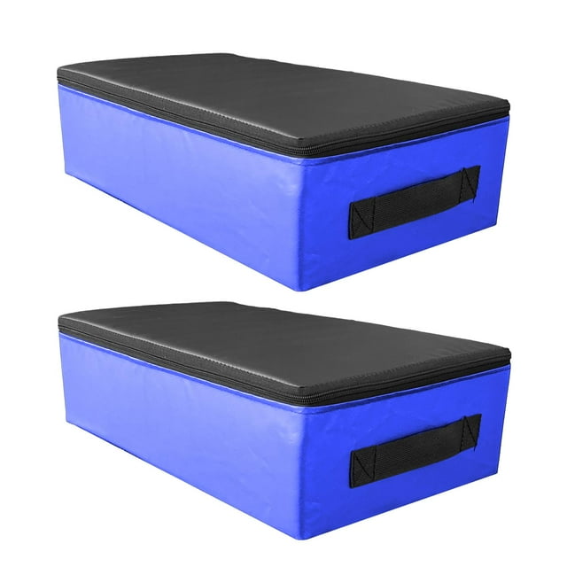 Lipstore Coussinet de Tombé de Musculation Silence Coussinet de Soulevé de Terre pour l'Entraînement Musculation Hommes Bleu Noir