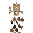 thumbnail image 3 of VP Home 30" H Rustic Copper Tribal Owl and Wolf Wind Chimes for Outside - Unique Outdoor Decorations and Garden Gifts for Women, Mom, Grandma, and Unisex - Wind Chimes for Outside, 3 of 6