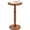 Warm Brown, variant on Round Side Table for Small Spaces - Small Accent End Table Nightstand with Solid Wood Top & Pedestal Leg - Modern Drink Table for Livingroom, Bedroom, Corners, Office, Mid-Century Round End Tables