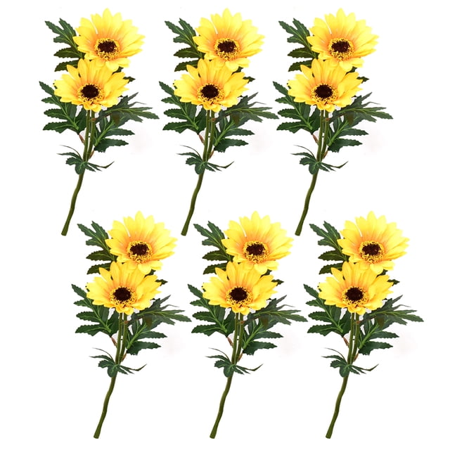 Home Garden Party Wedding Decoration Artificial Flowers Silk Cloth Bright Colors High-quality Simulation Sunflower