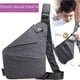 thumbnail image 5 of Bolso bandolera de nailon para el hombro derecho, bolso bandolera ligero, sencillo y de gran capacidad para hombre, bolso bandolera informal y ajustado, 5 of 5