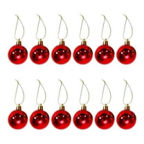 12 Pcs Of Christmas Ball Ornaments Shatterproof Christmas Decorations Christmas Tree Wedding Party Decorations Ball, 3cm