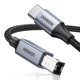 thumbnail image 1 of Cable de impresora USB C a USB B UGREEN de 5 m para MacBook Pro/Air, 1 of 9