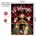 thumbnail image 6 of SM-XLHN Christmas Holy Night Garden Flag 12x18 Inch Double Sided Small Burlap Holiday Nativity Yard for Outside, 6 of 6
