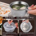 thumbnail image 3 of 2025 304 Stainless Steel Lunch Box with Tableware Portable Seal Bento Box for Students Office Worker Microwave Heating Food Container, 3 of 5