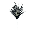thumbnail image 2 of Artificial Pine Branch Halloween Decor, 18" Black Gothic Floral Pick for Haunted House Centerpiece, Eerie Wreath Spider Web Display(F), 2 of 6