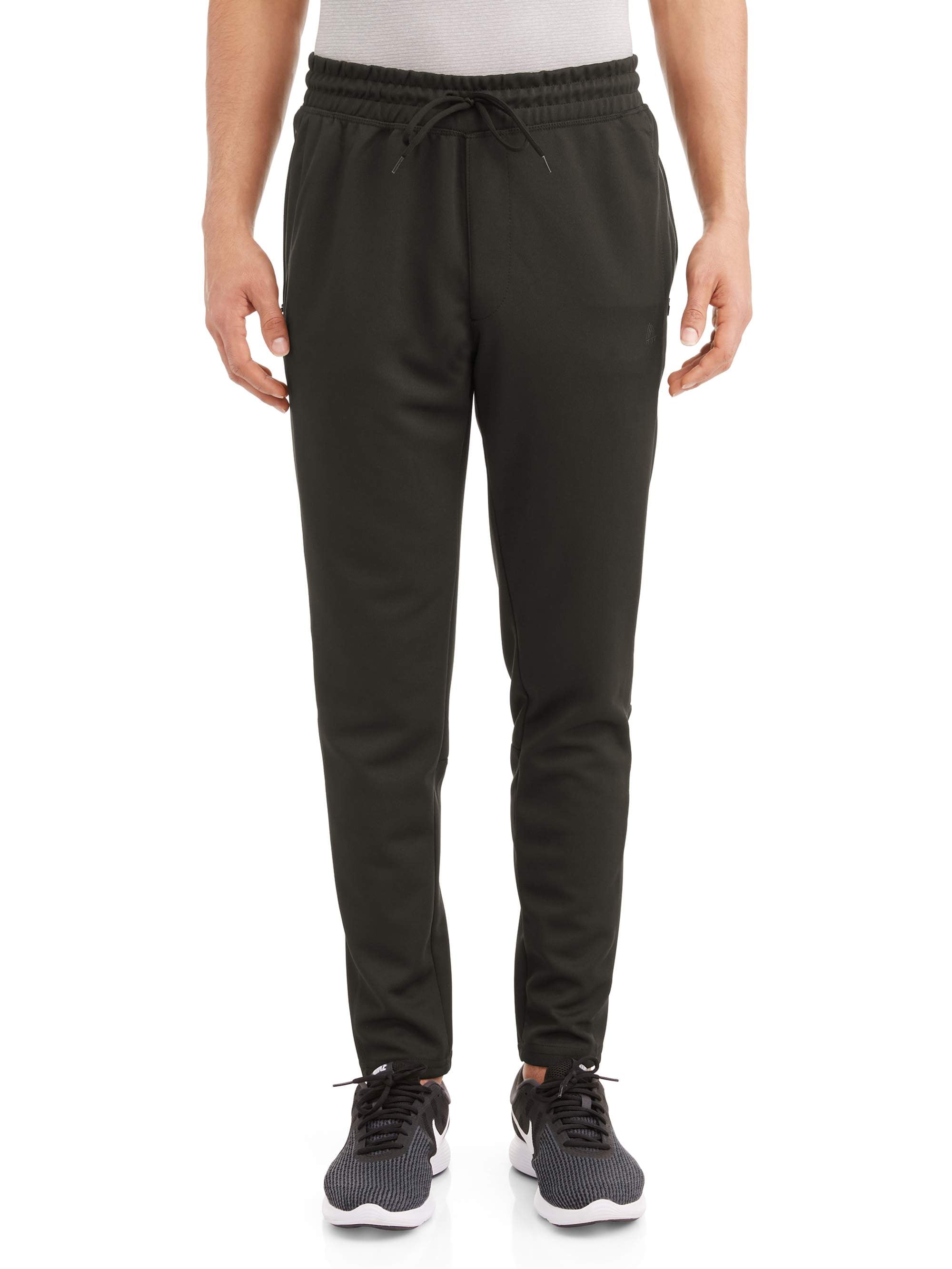 RBX Men's Poly Interlock Tapered Pant with Bonded Zipper - Walmart.com