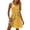 Yellow, variant on Women's Sleeveless Tank Top Dress Floral Print Beach Cover-Up with Side Slits and Breathable Polyester for Boardwalk Strolls,Blue L