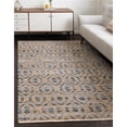 thumbnail image 3 of Unique Loom Chindi Jute Collection Area Rug (10' x 14' 1" Rectangle Navy Blue), 3 of 7