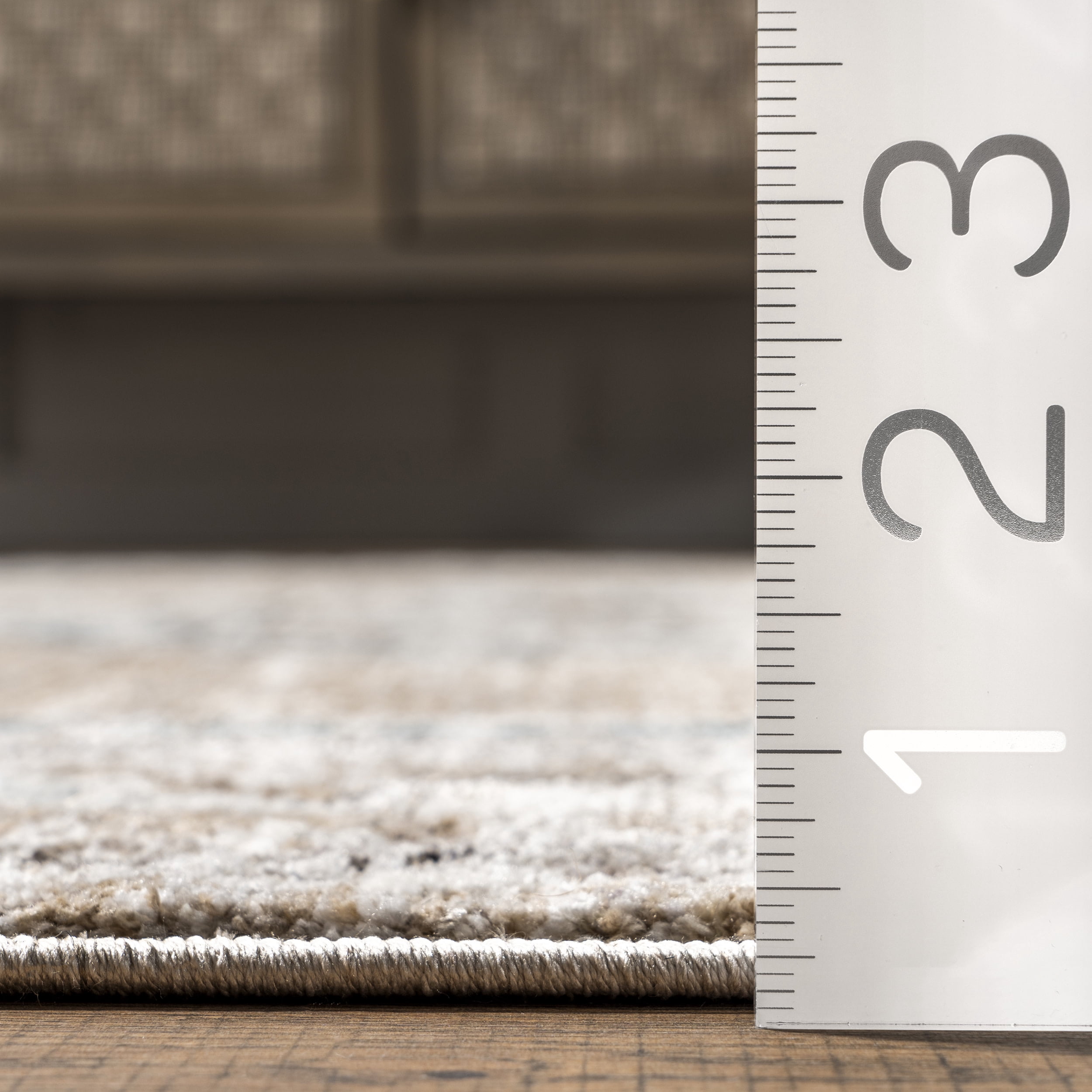 nuLOOM Tricia Faded Medallion Fringe Area Rug, 4' x 6', Rust