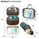 thumbnail image 3 of Juego de neceser de viaje: neceser de viaje colgante + bolsa de líquido cosmético 311 TSA + bolsa organizadora de accesorios ultraligera (verde), 3 of 5