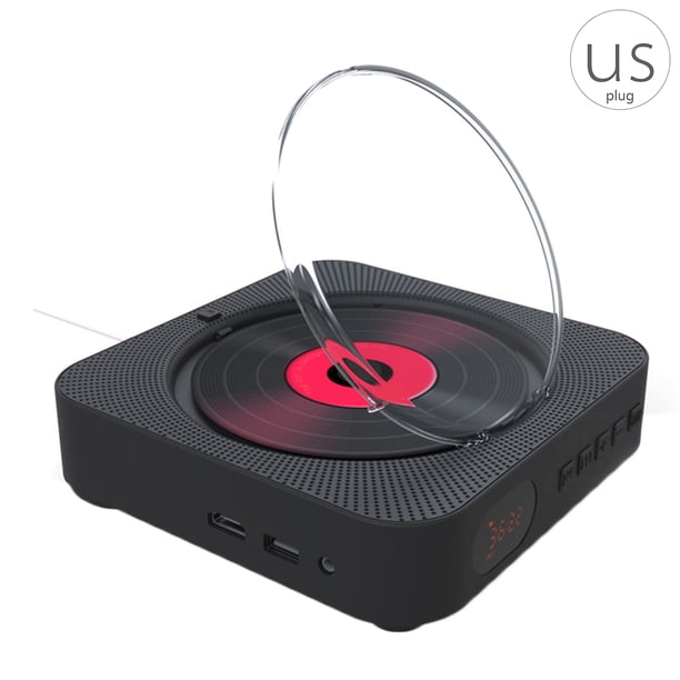Bluetooth DVD VCD Reproductor de CD Interruptor de tirón de alta fidelidad inalámbrico Altavoz Kit de control remoto Soundbox montado en la pared Enchufe de EE. UU. Eigraketly DZ6646-09