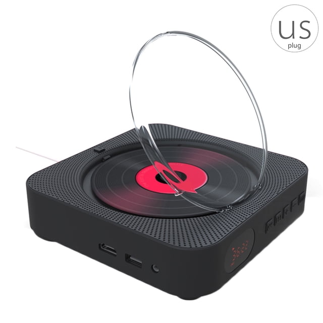 Bluetooth DVD VCD Reproductor de CD Interruptor de tirón de alta fidelidad inalámbrico Altavoz Kit de control remoto Soundbox montado en la pared Enchufe de EE. UU. kenally DZ6646-09