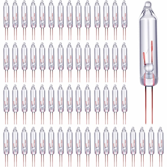 BlinkLLX Incandescent 0.42 Watts Decorative Light Bulbs, Mini Christmas 2.5 Volt Replacement, Indoor Outdoor, Clear, 100 Pack
