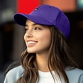 thumbnail image 4 of Dalix Lil Coffee Embroidered Cotton Cap Summer Food Outdoor Dad Hat Womens in Purple, 4 of 5
