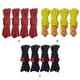 thumbnail image 5 of Wosthever Cuerda de tienda de 4 piezas, alambre de senderismo, suministros de Camping, equipo de escalada multifuncional a prueba de viento, carpas Amarillo, 5 of 6