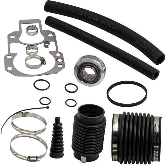 Alpha One Gen 1 and 'Pre-Alpha' Rebuilt Kit, 1972 - 1990 with Gimbal Bearing, Exhaust, U-Joint, Shift Bellows, Gasket, Water Hose for Mercury Mercruiser Marine 30-803097T1 by FASWORX