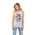 thumbnail image 2 of Thread Tank Strong Girls Nurses Women's Sleeveless Flowy Racerback Tank Top Sport Grey Large, 2 of 5