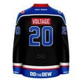 thumbnail image 4 of Mountain Dew Voltage Black Hockey Jersey, 4 of 5