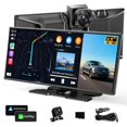thumbnail image 1 of Pantalla CarPlay Kuayvan de 11,5" inalámbrica con cámara de tablero 4K y GPS, 1 of 8