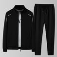 thumbnail image 3 of Conjunto de ropa deportiva de algodón para hombre, chándal de marca, conjuntos de dos piezas, ropa para hombre, sudaderas con capucha y pantalones, traje, ropa de calle para hombre, sudaderas con capu, 3 of 4