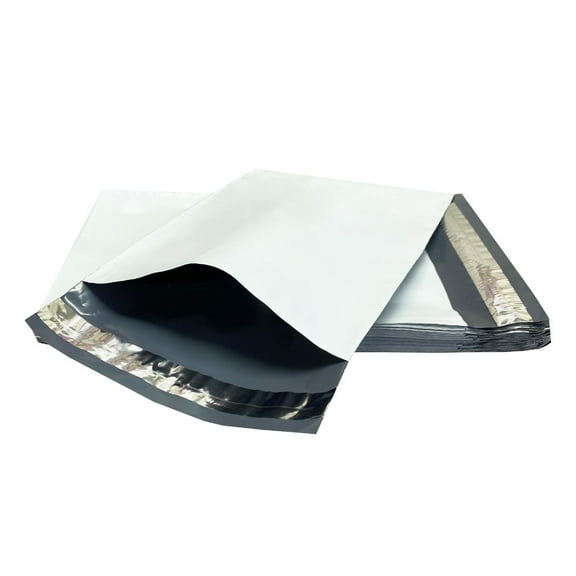 StarBoxes 100 Poly Mailers Bags 7.5x10.5" - #1 Pouches Envelopes White Self-Sealing