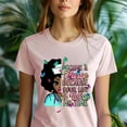 thumbnail image 5 of I Became a Nurse T-Shirt | Inspirational Nurse Graphic Tee with Afro Hair Design, Dark Heather, Size XL, 5 of 6