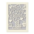thumbnail image 6 of Personalized Handmade Birthday Card, Happy Birthday Papercut Greeting Card, Customized Any Name Any Age, Gift for Kids, Women, Men, 6 of 6