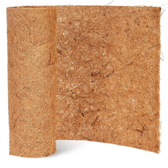 7.87x118 inch Natural Coconut Coir Liner,Bexikou Coco Fiber Roll Coco Mat for Planter,Animal Pet Pad,Flower Basket Liner Roll for Window Box Flower Basket Garden Decoration
