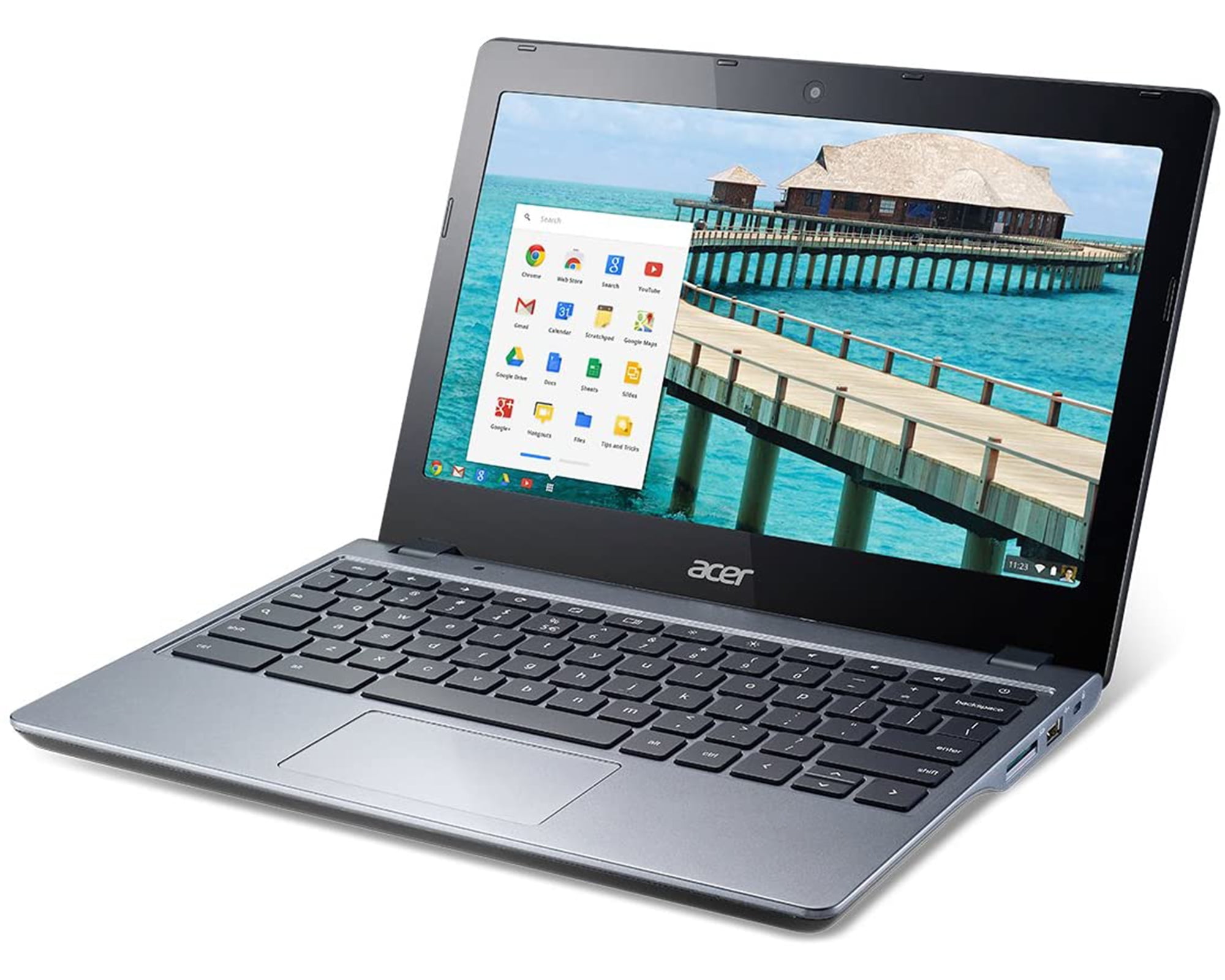 Acer Chromebook C720-2103, 1.40 GHz Intel Celeron, 2GB DDR3 RAM, 16GB SSD Hard Drive, Chrome, 11" Screen (Used Grade B)