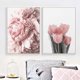 thumbnail image 3 of Rosa peonía tulipanes rosa flor cuadro sobre lienzo para pared minimalista nórdico carteles e impresiones cuadros de pared para decoración para sala de estar Xemadio 1230-1, 3 of 6