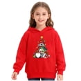 thumbnail image 2 of Sudadera con capucha para niños, sudadera con capucha de manga larga con estampado navideño, jersey para niños, blusa de poliéster para niños, 2 of 6