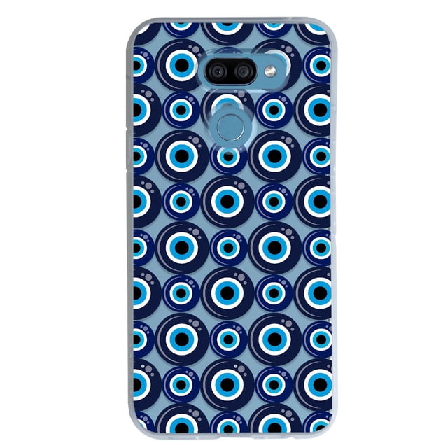 Funda para LG K40s InstaCase Protector Antigolpes Ojo Turco Azul