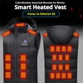 thumbnail image 4 of Heyally Mens Heated Vest - Lightweight Adjustable (S-3XL), USB Powered 6 Heat Settings，Machine Washable Winter Gear(Battery Pack Not Included), 4 of 8