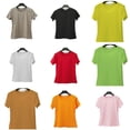 thumbnail image 1 of 2@#Summer Casual Short Sleeve O-neck Streetwear Tops&Tees Popular Riding a Motorcycle Solid Color T Shirt Men Women TshirtBlack2M (40-50kg) He Qiyong unisex, 1 of 1