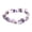 Amethyst, variant on Natural Gemstone Chip Beads Stretchy Bracelet Reiki Chakra Fashion Jewelry-Amethyst