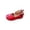 RD1, variant on MDUKONU Toddler Flower Girl Dress Shoes - Little Girl Ballet Flats Pearl Strap for Wedding Party Black 9.5-10 Years
