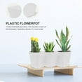 thumbnail image 3 of WHAMVOX  10 Pcs Small Plant Pots Bulk Container Plastic Flower Nursery Supplies, 3 of 8