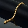 thumbnail image 4 of Female Flower Bracelet for Women Braslet 14K Yellow Gold Chain Link Bracelets Woman Jewelry, 4 of 8