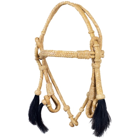 83BH Western Horse Headstall Tack American Rawhide Leather Hilason