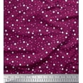 thumbnail image 1 of Soimoi Japan Crepe Satin Fabric Dots Shirting Printed Craft Fabric by The Yard 42 Inch Wide, 1 of 1