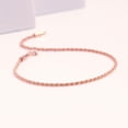 thumbnail image 3 of LeCalla 925 Sterling Silver Wave Ocean Sea Adjustable Anklet for Teen Women, 3 of 7