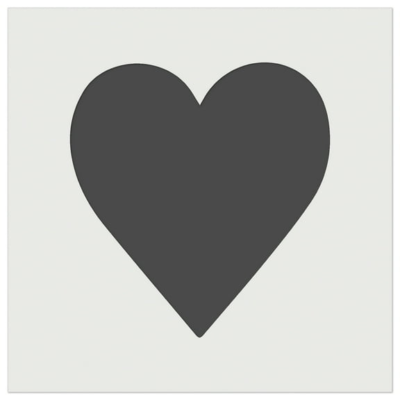 Card Suit Hearts DIY Cookie Wall Craft Stencil - 5.5 Inch