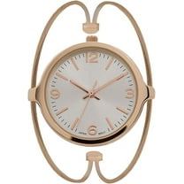 QRTZ Brand Wire Rose Gold Cuff Alloy Watch - 15186 Women Adult