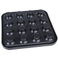 thumbnail image 3 of Soporte de caja de bandeja de plástico negro con capacidad para 16 de billar de de billar, 3 of 7