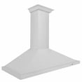 thumbnail image 2 of ZLINE 48" Designer Series Fingerprint Resistant Stainless Steel Convertible Vent Wall Mount Range Hood (8KBS-48), 2 of 5