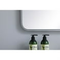 thumbnail image 4 of Soft corner metal rectangular mirror 28x42 inch in Silver, 4 of 5