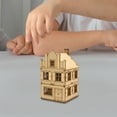 thumbnail image 5 of Assembled House Model Building Kit European House Diorama Scene Wooden Material for Hobbyists and Collectors, 5 of 9