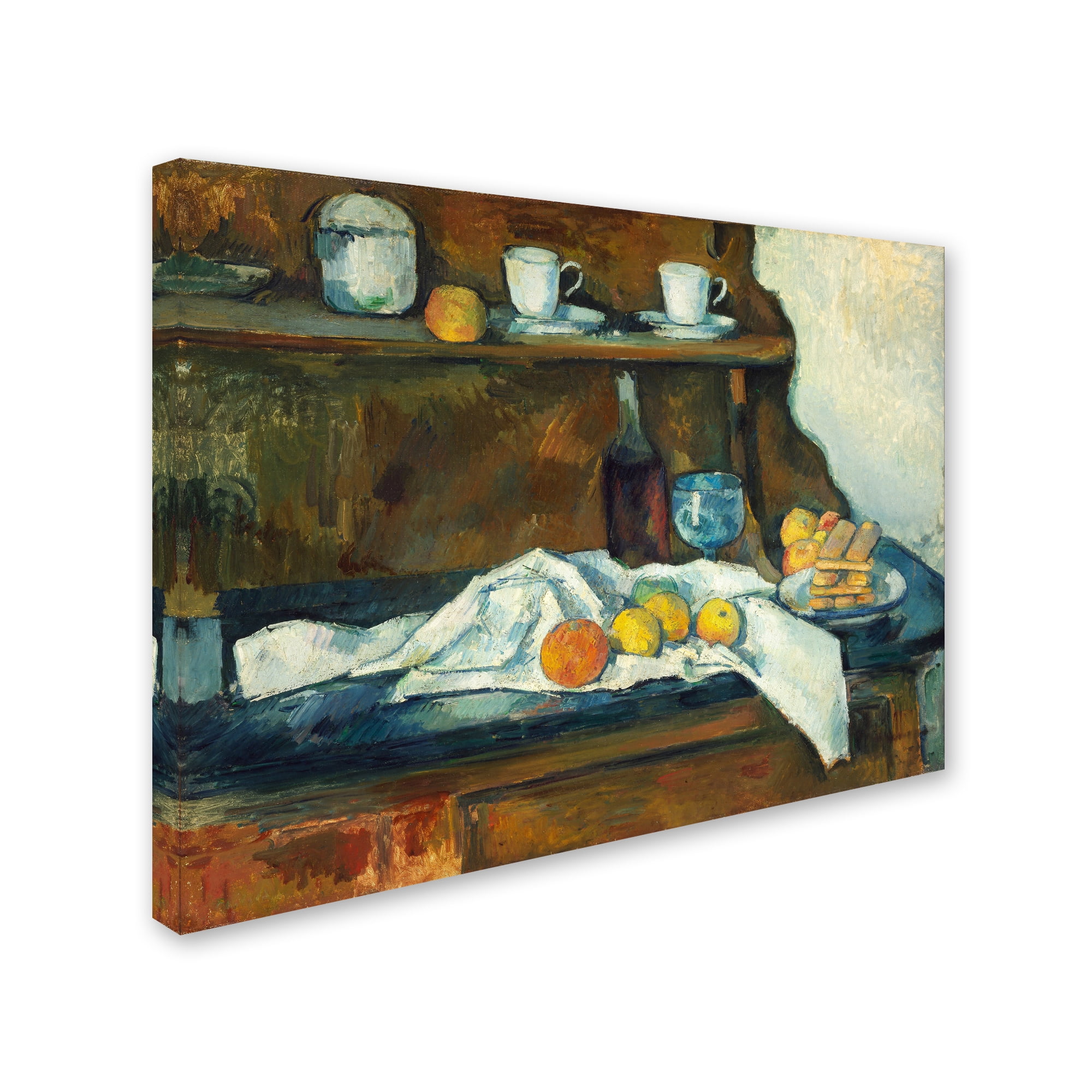 Trademark Fine Art 'The Buffet' Canvas Art by Cezanne